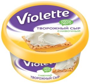 Сыр Violette творожный сливочный 70% 140 г