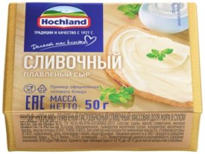 Сыр Hochland Делает нас ближе плавленый сливочный 35% 50г