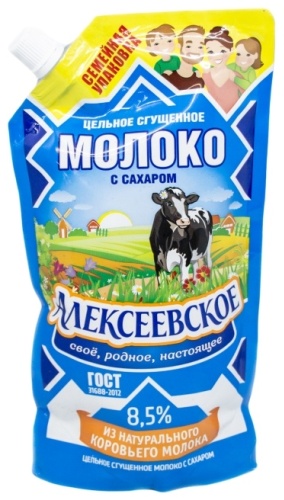 GO Алексеевское сгущенка с сахаром 8.5% 650 г