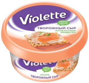 Сыр Violette лосось творожный 70% 140 г