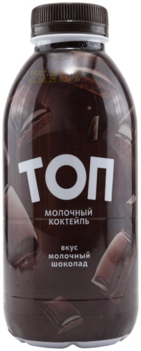 Топ молочный коктейль шоколад 2% 450 г