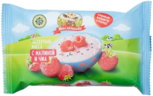 Масленково десертная масса с малиной и чиа 20% 180 г