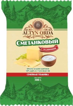 Сыр Altyn Orda Сметанковый 300 гр